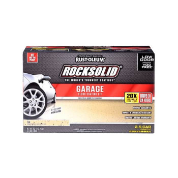 Image for Rust-Oleum RockSolid 152 Oz Tan 2.5 Car Polycuramine Garage Floor Kit from HD Supply