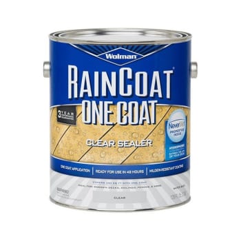 Image for Rust-Oleum Wolman® 128 Oz RainCoat Water-Base One-Coat Clear Sealer Package Of 4 from HD Supply