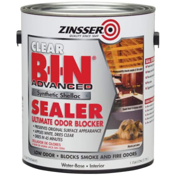 Image for Zinsser 1 Gal B-I-N Advanced Sealer Odor Blocker Flat Clear 2pk from HD Supply