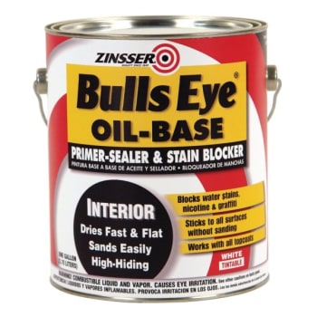 Image for Zinsser Bulls Eye 128 Oz White Oil-Base Primer Package of 4 from HD Supply