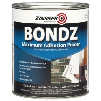 Image for Zinsser 32 Oz Bondz Maximum Adhesion Water-Base Primer Package Of 4 from HD Supply
