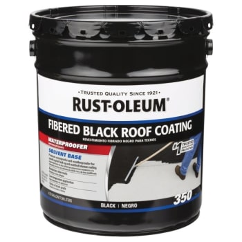 Image for Rust-Oleum 608 Oz 350 Fibered Black Roof Coating from HD Supply