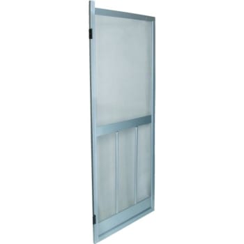 Image for 36 x 79 - 80 in Steel Hinged Screen Door Bravo (Gray) from HD Supply