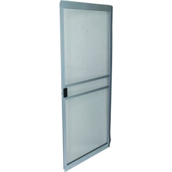 Image for 48 x 78 - 81 in Steel Heavy Duty Sliding Screen Door (White) from HD Supply
