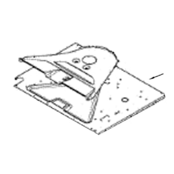 Image for Frigidaire Replacement Insulation Shield For Range, Part#139028107 from HD Supply