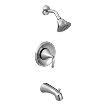 Image for Moen Glyde Chrome Posi-Temp Tub/Shower 7" Tub Spout Length from HD Supply