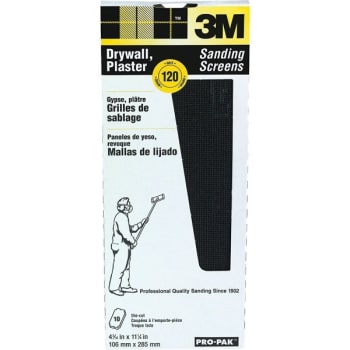 Image for 3m 99438 4-3/16 X 11-1/4 120 Drywall Screen, Package Of 10 from HD Supply