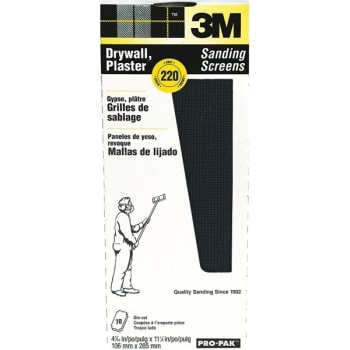 Image for 3M 99436 4-3/16" x 11-1/4" 220 Drywall Sanding Screen, Package Of 40 from HD Supply