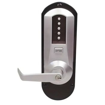 Image for Simplex Access Controls Keyless Exit Device Trim With Lever Storeroom, Schlage from HD Supply