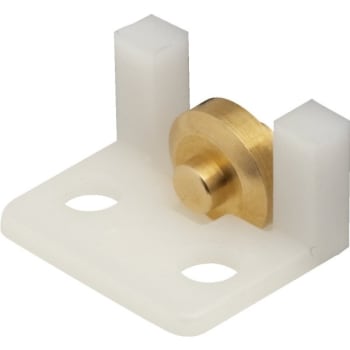 Image for .62"l Sliding Window Roller Brass , Package Of 4 from HD Supply