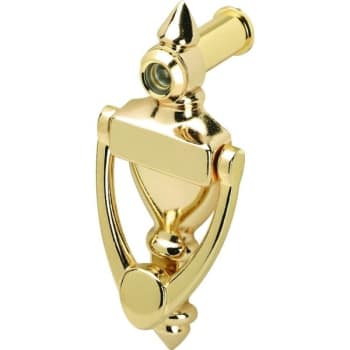 Image for 2-1/2 In Door Knocker And 160 Degree Viewer (Brass) from HD Supply
