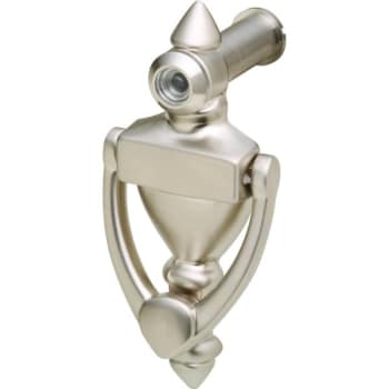Image for 2-1/2 in Door Knocker and 160 Degree Viewer (Satin Nickel) from HD Supply