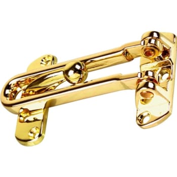 2 in Cast Zinc Door Slide Security Door Lock (Bright Brass) (25-Pack)