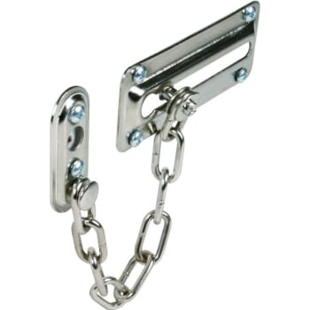 2-11/16 in Steel Chain Door Lock (2-Pack) (Chrome)