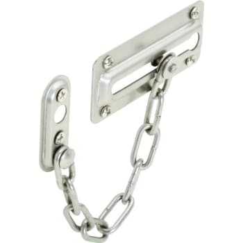 Image for 2-11/16 in Steel Chain Door Lock (2-Pack) (Satin Nickel) from HD Supply