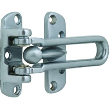 Image for 2 in Cast Zinc Door Slide Security Door Lock (25-Pack) (Satin Chrome) from HD Supply
