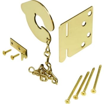 Image for 4.25 In Steel Keyless Door Anchor Bolt (Brass) from HD Supply