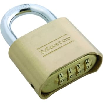Master Lock® 2" Solid Brass Resettable Combination Padlock