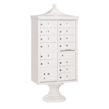 Image for Salsbury Industries® Regency Decorative- White- -Includes Top And Cover from HD Supply