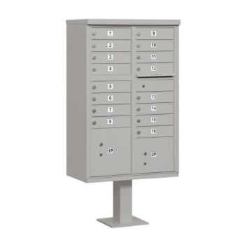 Image for Salsbury Industries® Gray- Cluster Box Unit -Includes Pedestal-16a Size Doors from HD Supply
