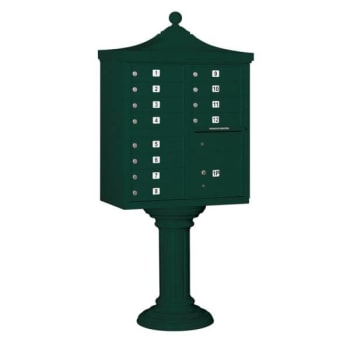 Salsbury Industries® Regency Decorative- Green-Includes Top And Cover