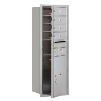 Image for Salsbury Industries® Recessed Mounted 4c Horizontal Mailbox- Aluminum from HD Supply