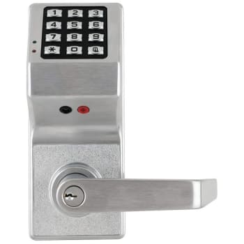Image for Alarm Lock Trilogy Mortise Privacy Pin Lock Dead Bolt Satin Chrome Right Handed from HD Supply