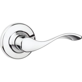 Image for Kwikset® Balboa™ Door Lever, Wave, Passage/hall/closet, Grade 3, Metal, Polished Chrome from HD Supply