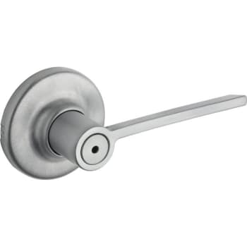 Image for Kwikset® Ladera® Door Lever, Privacy/Bed/Bath, Grade 3, Metal, Satin Chrome from HD Supply