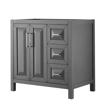 Image for Wyndham Daria Dark Gray Single Bath Vanity 36" Without Countertop, Sink &mirror from HD Supply