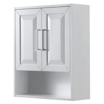 Image for Wyndham Daria 25 x 9 x 30 in Over the John Vanity Cabinet (White) from HD Supply