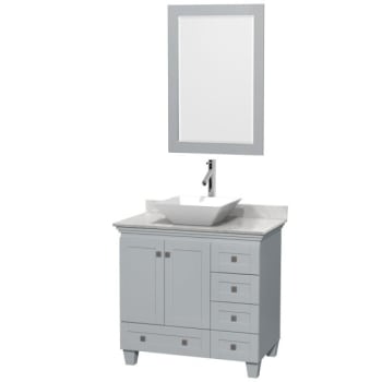 Image for Wyndham Acclaim Oyster Gray Single Bath Vanity 36" With Sink And 24" Mirror from HD Supply
