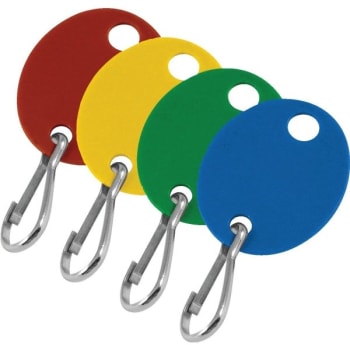 Image for Lucky Line Colored Oval Key Id Tags Package Of 20 from HD Supply