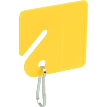 Image for Lucky Line Yellow Plastic Key Tags Package Of 20 from HD Supply