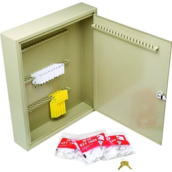 Image for 80 Space Steel Key Control Cabinet (Sand) from HD Supply