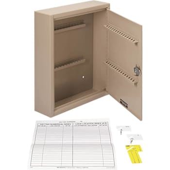 Steel Key Control Cabinet 60 Key Capacity (Sand)