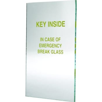 Image for Replacement Glass for Emergency Key box (Aluminum) from HD Supply