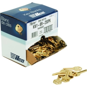 Kwikset® Kw1 Brass Key Blank, Box Of 250