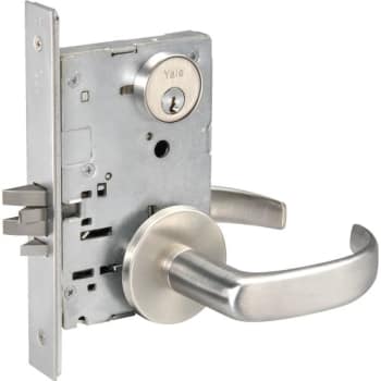 Image for Yale® Mortise Pacific Beach Lever Storeroom Lock, Rose Satin Chrome from HD Supply