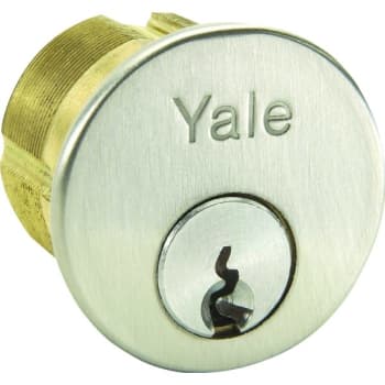 Image for Yale® Mortise Cylinder 1-1/8" Satin Chrome Keyway from HD Supply