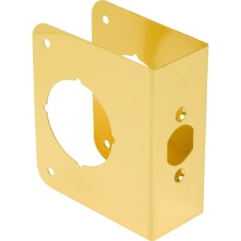 Image for 4.5 X 3.88 In Brass Entry/deadbolt Door Repair Cover (Brass) from HD Supply