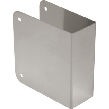 Image for 4-1/2 X 4-5/16 X 1-3/4 In Blank Deadbolt Door Repair Cover (Stainless Steel) from HD Supply