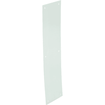 Image for 4 X 16 In Satin Aluminum Door Push Plate (Satin Aluminum) from HD Supply