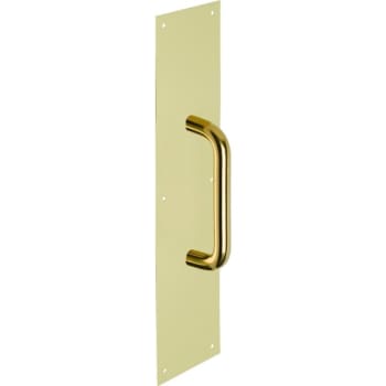 Image for 4 X 16 In Solid Brass Heavy-Duty Door Pull Plate from HD Supply