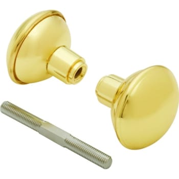 Image for Interior Mortise Lock Replacement Knob Set Brass from HD Supply