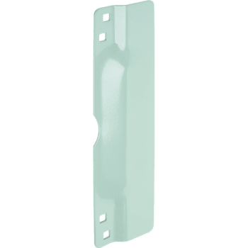 3 X 10-7/8 In Steel Out-Swinging Door Latch Protector (Gray)