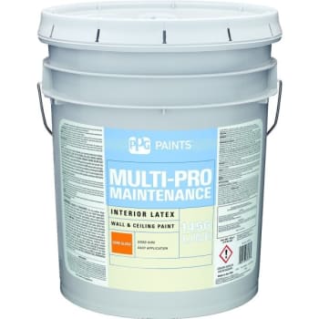 PPG Architectural Finishes 5 Gal MULTI-PRO® Latex Semi-Gloss Paint, White