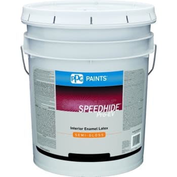 Image for PPG Architectural Finishes 5 Gal SPEEDHIDE® Latex Semi-Gloss Wall Paint, White from HD Supply
