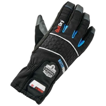 Ergodyne 819OD S Black Extreme Thermal Waterproof Gloves with OutDry, Pair Of 1