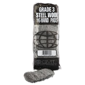 Image for Gmt #3 Medium Industrial-Quality Steel Wool Hand Pad (192-Carton) (Gray) from HD Supply